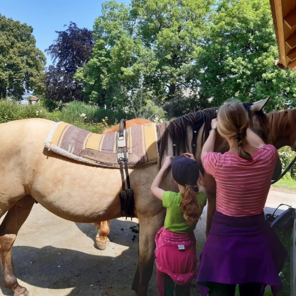 Eltern-Kind-Reitwochenende