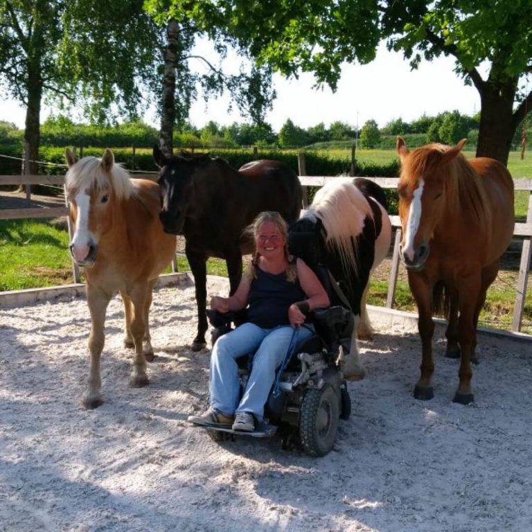 Sandra Glöckler und Pferde